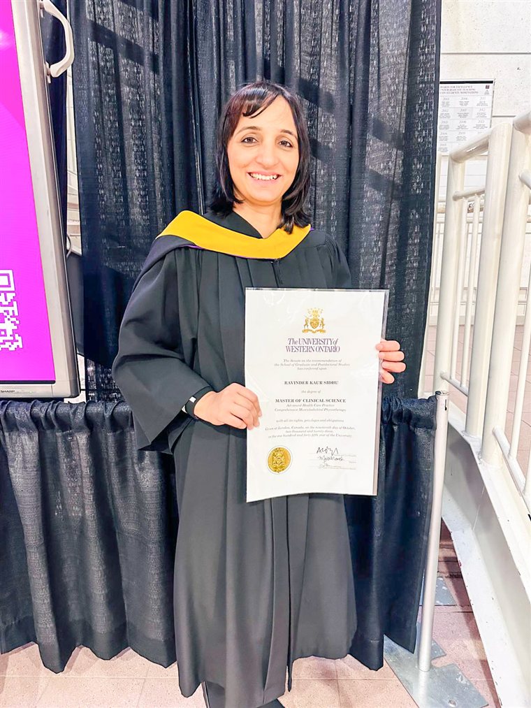 Ravinder Kaur Sidhu, founder of Circle Physiotherapy