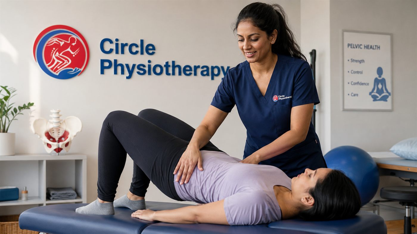 Pelvic floor physiotherapy treatment session at Circle Physiotherapy in Brampton